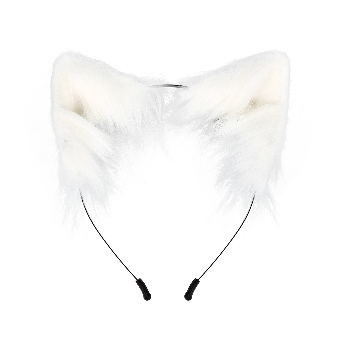 Cat Fox Wolf Ears Cosplay Long Fur Hair Headband Wolf Animal Anime Halloween Cosplay Costume for Girls