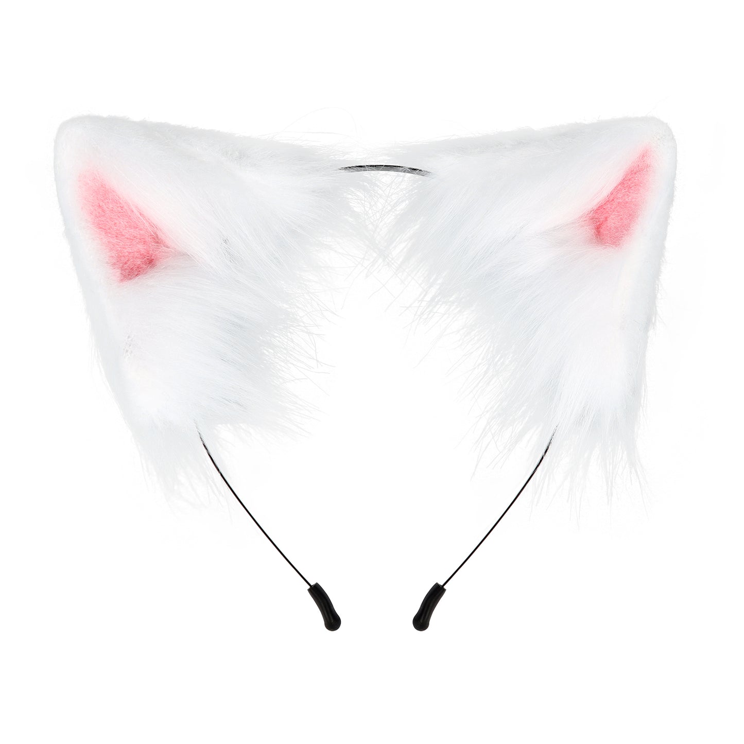 Cat Fox Wolf Ears Cosplay Long Fur Hair Headband Wolf Animal Anime Halloween Cosplay Costume for Girls